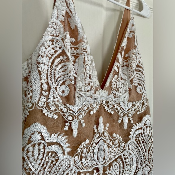 NWT Free People Sequin Mini Dress - Boho Bridal - Picture 7 of 10